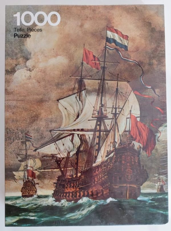 Image of the puzzle 1000, Georg Appl, Admiral Ship, Factory Sealed, Picture of the box