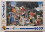 Image of the puzzle 2000, Clementoni, The Trials of Moses, by Sando Botticelli, Sealed Bag, Picture of the box