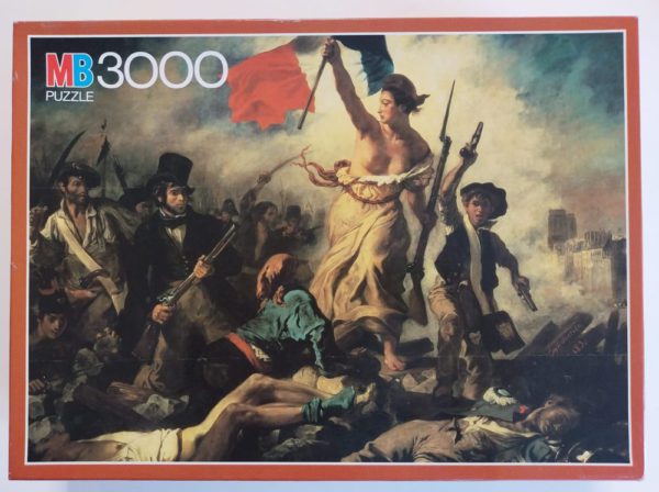 Image of the puzzle 3000, MB, Liberty Leading the People, by Eugène Delacroix, Sealed Bag, Picture of the box