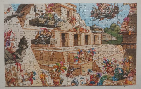 Image of the puzzle 250, Heye, Montezuma, Jean-Jacques Loup, Complete, Picture of the puzzle