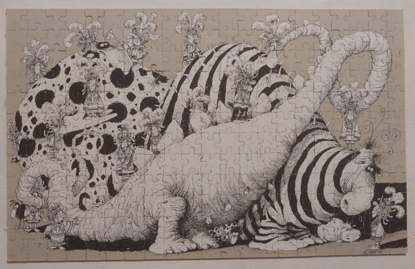 Image of the puzzle 250, Heye, Montezuma, Jean-Jacques Loup, Complete, Picture of the puzzle