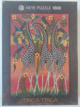 Image of the puzzle 1000, Heye, Giraffes, Salum Mussa, Factory Sealed, Picture of the box