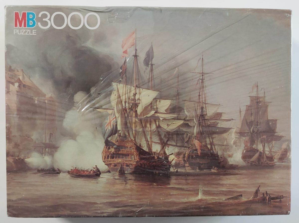 Image of the puzzle 3000, MB, The Capture of Porto Bello, by George Chambers, Factory Sealed, Picture of the box