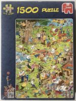 Image of the puzzle 1500, Jumbo, Golf, Jan Van Haasteren, Picture of the box