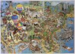 Image of the puzzle 1000, Jumbo, USA, Jan van Haasteren, Complete, Picture of the puzzle