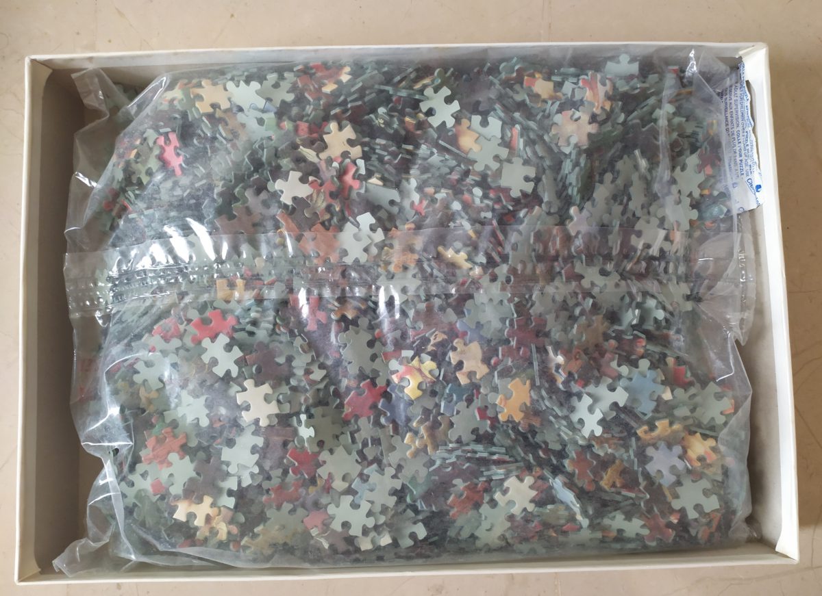 Image of the puzzle 3000, Clementoni, Taste, Hearing and Touch, by Jan Brueghel the Elder, Sealed Bag, Picture of the bag