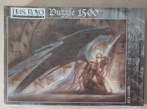 Image of the puzzle 1500, Educa, The Fallen Angel, by Luis Royo, Factory Sealed, Picture of the box