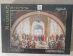 Image of the puzzle 3000, Clementoni, The School of Athens, Raphael, Factory Sealed, Picture of the box