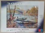 Image of the puzzle 3000, MB, A Fisherman in his Boat in Spring, Vincent van Gogh, Factory Sealed, Picture of the box