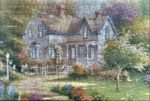 Image of the puzzle 500, Schmidt, Home Is Where the Heart Is, by Thomas Kinkade, Complete, Picture of the puzzle