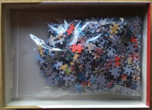 Image of the puzzle 500, Jumbo, Havana, Cuba, Assaf Frank, Complete, Picture of the bag