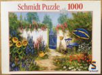 Image of the puzzle 1000, Schmidt, Charming Garden Scene, by Katharina Schoettler, Complete, Picture of the box