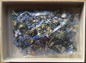 Image of the puzzle 1000, Schmidt, Charming Garden Scene, by Katharina Schoettler, Complete, Picture of the bag