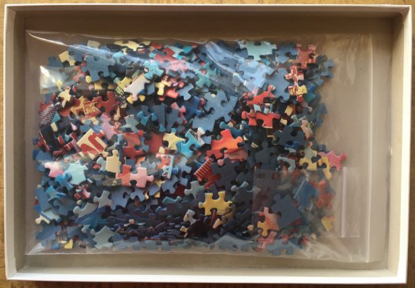 Image of the puzzle 500, Nathan, New York Souvenirs, Complete, Picture of the bag