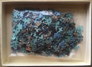 Image of the puzzle 500, Ravensburger, New York, Complete, Picture of the bag