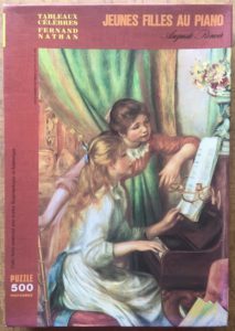 Image of the puzzle 500, Nathan, Young Girls at the Piano, by Pierre-Auguste Renoir, Complete, Picture of the box