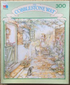 Image of the puzzle 300, MB, The Cobblestone Way, by Kim Jacobs, Complete, Picture of the box