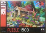 Image of the puzzle 1500, KS Games, The Garden Shed, by John Francis, Factory Sealed, Picture of the box