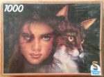 Image of the puzzle 1000, Schmidt, Cat's Eyes, Joy Caros, Factory Sealed, Picture of the box