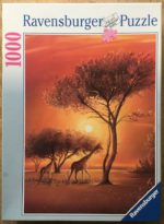 Image of the puzzle 1000, Ravensburger, Africa, Leon Wells, Complete, Picture of the box