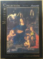Image of the puzzle 1000, Clementoni, Virgin of the Rocks, by Leonardo da Vinci, Sealed Bag, Picture of the box