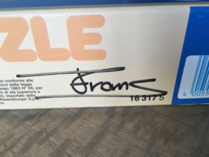 Image of the puzzle 1500, Ravensburger, In the Alps (Switzerland), by Toni Schneiders, Complete, Detail of the box