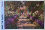 Image of the puzzle 1000, Piatnik, A Pathway in Monet's Garden, Giverny, by Claude Monet, Factory Sealed, Picture of the box