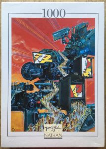 Image of the puzzle 1000, Nathan, The Golden Camera, by Philippe Druillet, Sealed Bag, Picture of the box