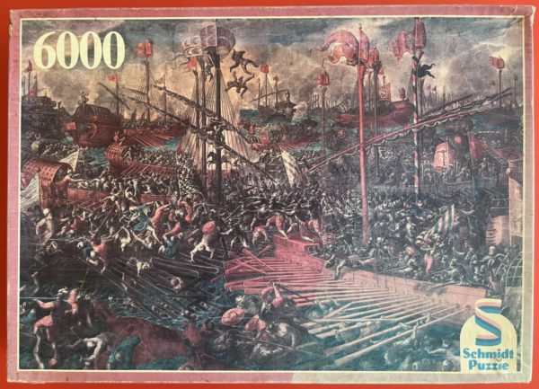 Image of the puzzle 6000, Schmidt, The Battle of Lepanto, by Andrea Vicentino, Sealed Bag, Picture of the box