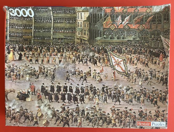 Image of the puzzle 3000, Hestair, Ommeganck, Denis van Alsloot, Sealed Bag, Picture of the box