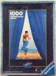 Image of the puzzle 1000, Ravensburger, Lady Blue, by Frédéric Rolland, Sealed Bag, Picture of the box