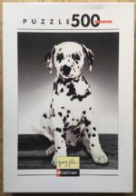 Image of the puzzle 500, Nathan, Un Amour de Dalmatien, by David P. Fleurant, Complete, Picture of the box
