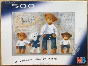 Image of the puzzle 500, MB, Père et Fils, Joëlle Wolff, Complete, Picture of the box
