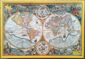 Image of the puzzle 1500, Fame, Maps, Petrus Plancius, Sealed Bag, Picture of the box