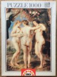 Image of the puzzle 1000, Educa, The Three Graces, by Peter Paul Rubens, Complete, Picture of the box