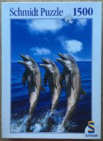 Image of the puzzle 1500, Schmidt, Dolphins, Tim Davis, Complete, Picture of the box