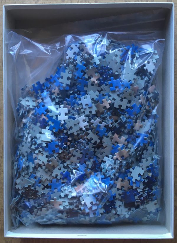 Image of the puzzle 1500, Schmidt, Dolphins, Tim Davis, Complete, Picture of the bag