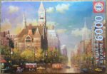 Image of the puzzle 6000, Educa, New York Afternoon, by Alexander Chen, Factory Sealed, Picture of the box