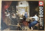Image of the puzzle 8000, Educa, Las Hilanderas, by Diego Velázquez, Factory Sealed, Picture of the box
