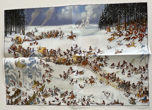 Image of the puzzle 4000, Heye, Napoleon's Winter Games, by Loup, Sealed Bag, Picture of the poster