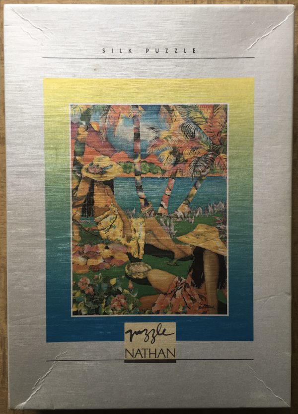 Image of the puzzle 1000, Nathan, Moorea Days, Susan Patricia, Sealed Bag, Picture of the box