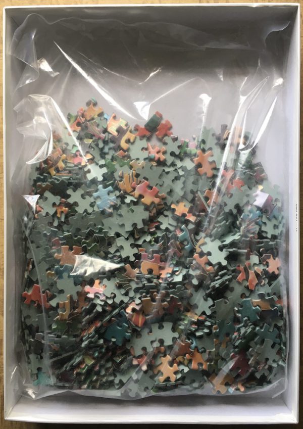 Image of the puzzle 1000, Nathan, Moorea Days, Susan Patricia, Sealed Bag, Picture of the bag