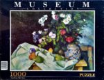 Image of the puzzle 1000, Clementoni, Still Life with Flowers and Fruit, by Paul Cezanne, Factory Sealed, Image of the box