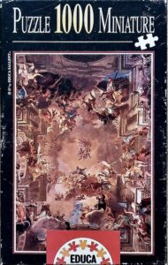 Image of the puzzle 1000, Educa, Triumph of Saint Ignatius (Miniature), by Andrea Pozzo, Complete, Picture of the box