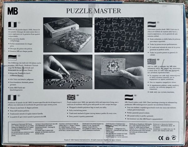 Image of the puzzle 1000, MB, The Child, by Thomas Edwin Mostyn, Complete, Picture of the base
