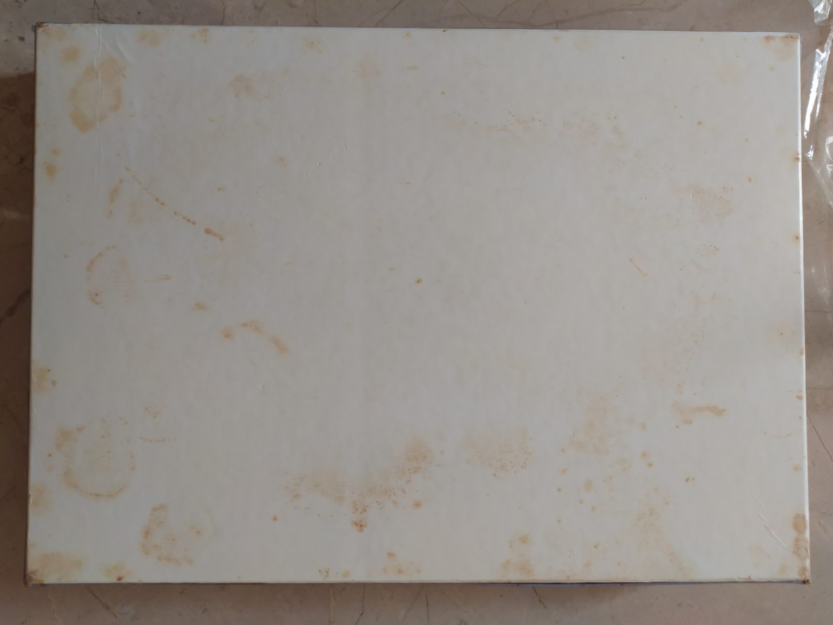 Image of the puzzle 3000, Nathan, Ships Entering Le Havre, Édouard Adam, Sealed Bag, Picture of the back