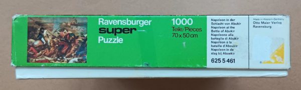 Image of the puzzle 1000, Ravensburger, Napoleon at the Battle of Abukir, by Antoine-Jean Gros, Complete, Picture of the box