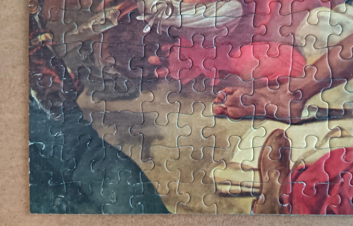 Image of the puzzle 1000, Ravensburger, Napoleon at the Battle of Abukir, by Antoine-Jean Gros, Complete, Detail of the puzzle