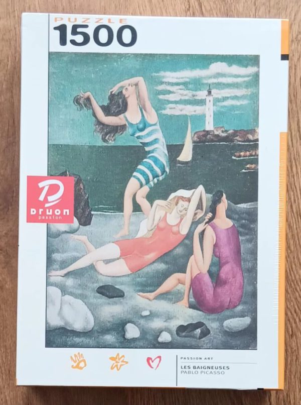 Image of the puzzle 1500, Druon, The Bathers, Picasso, Factory Sealed, Picture of the box