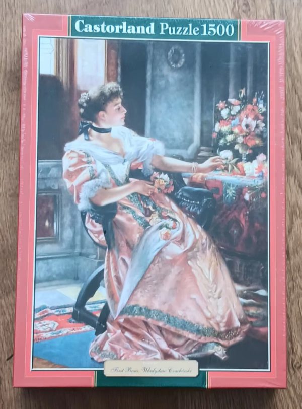 Image of the puzzle 1500, Castorland, First Roses, by Czachórski, Factory Sealed, Picture of the box